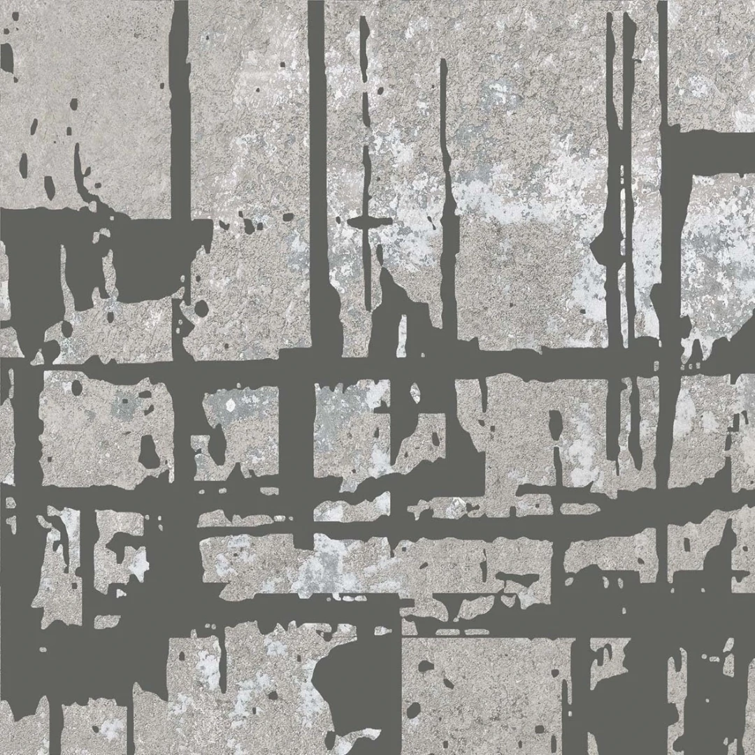 Abk Poetry Decor Lines Metal Cement Naturale 20x20 cm 