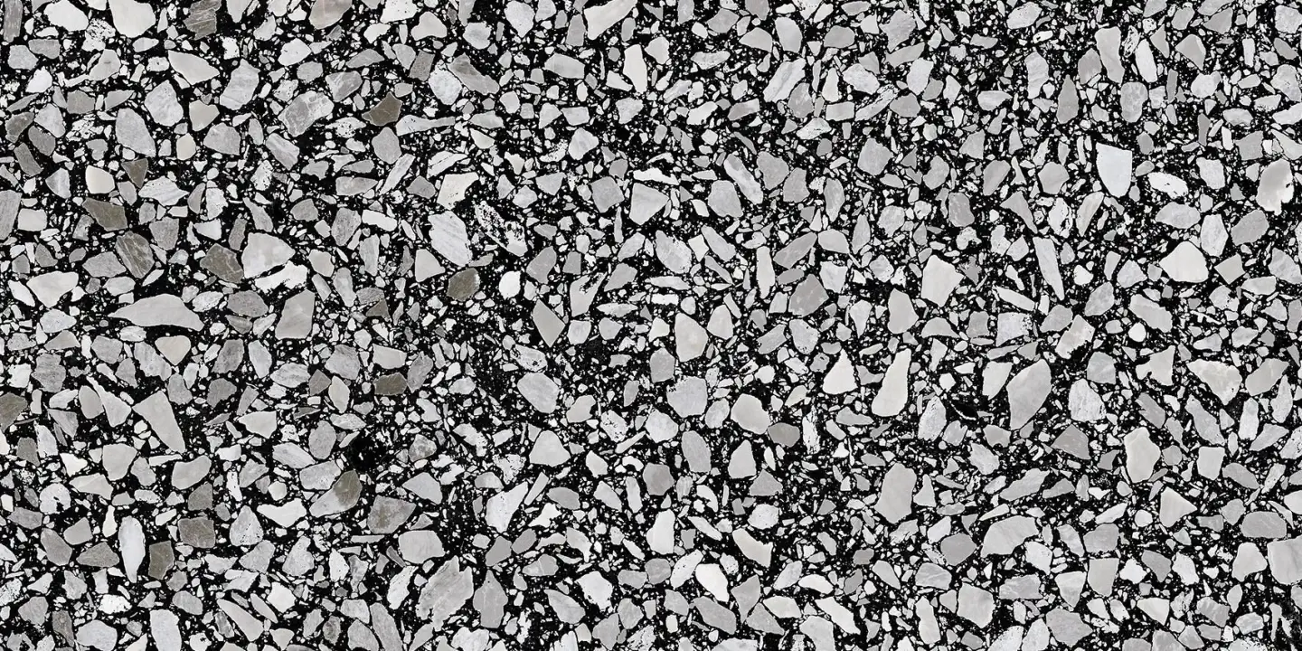 Casalgrande Padana Terrazzo Black Naturale 30x60  Rekt.
