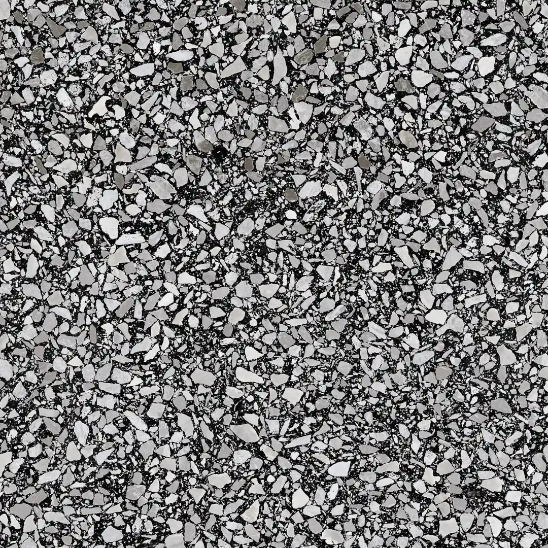 Casalgrande Padana Terrazzo Black Lappata 60x60  Rekt.