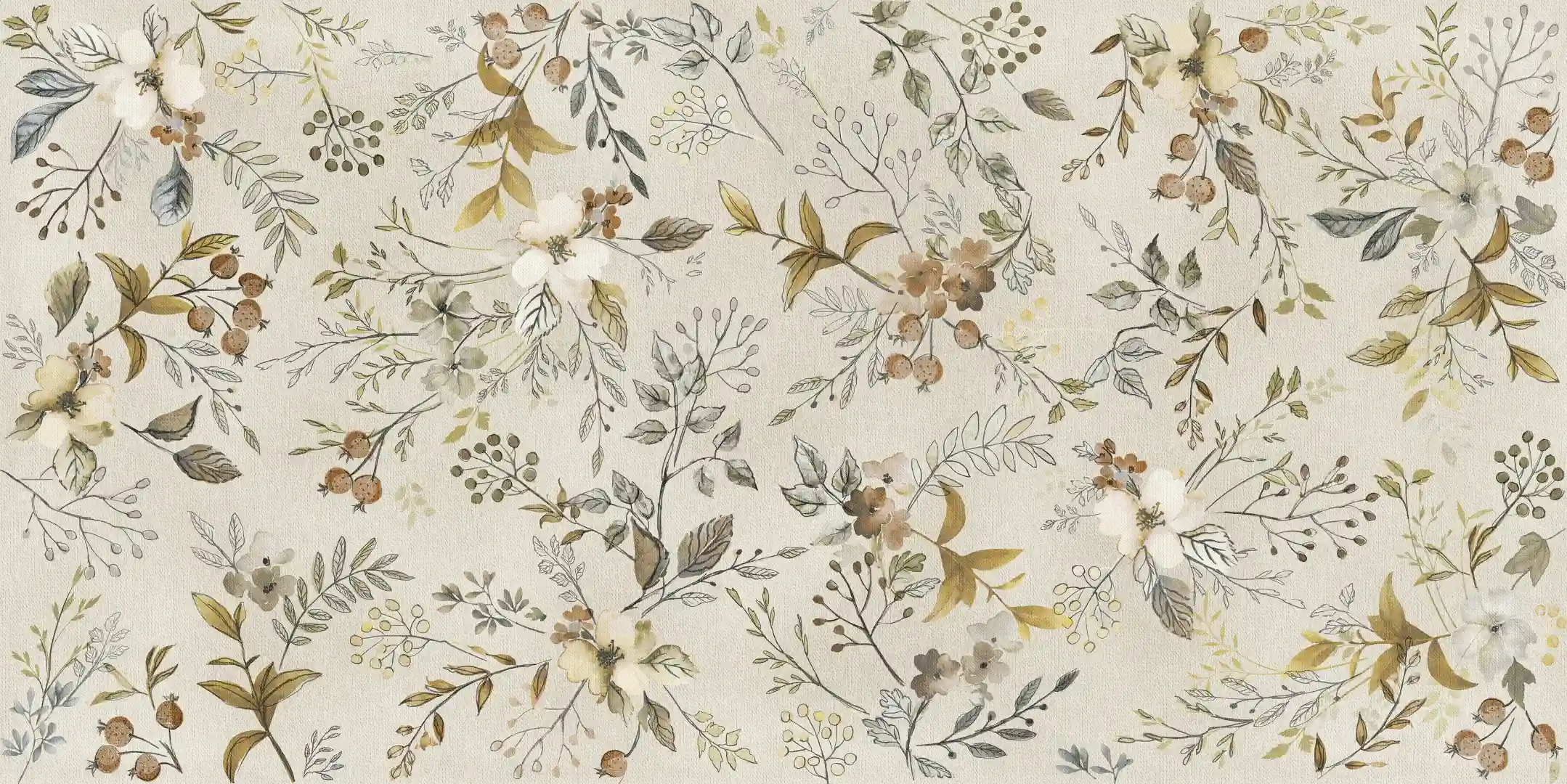 Delconca Deco Studio Wildflowers Nat 60x120 cm Rekt./GCDSWILDFLR