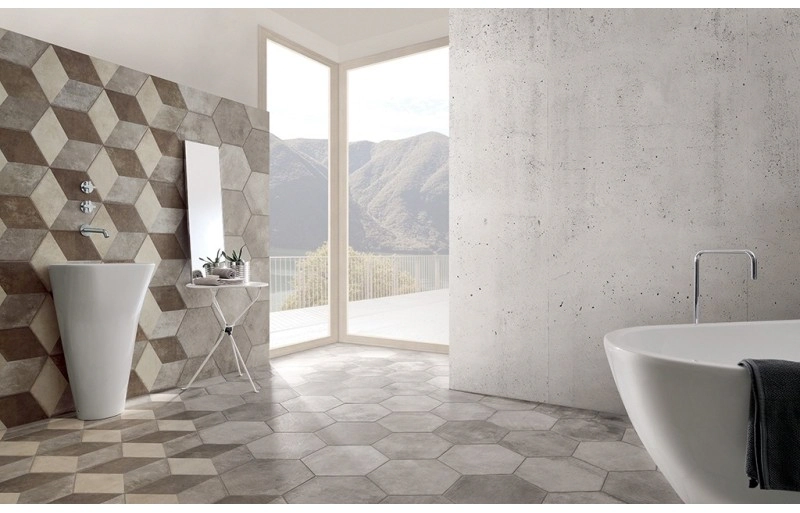 Fioranese Heritage Grey Exagona 34,5X40 /HE203EX