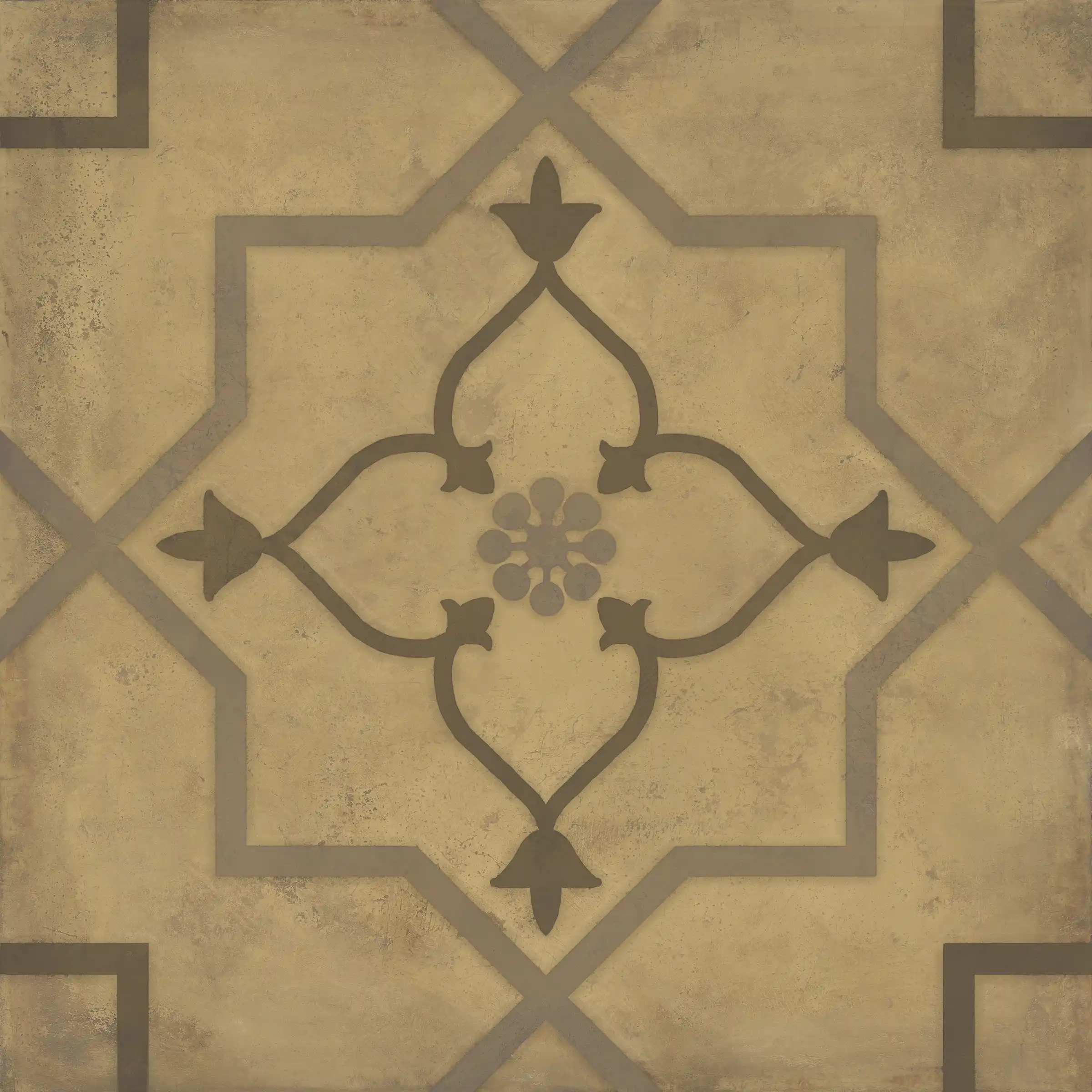 Hurban decoro Queens Ocra 100x100 cm
