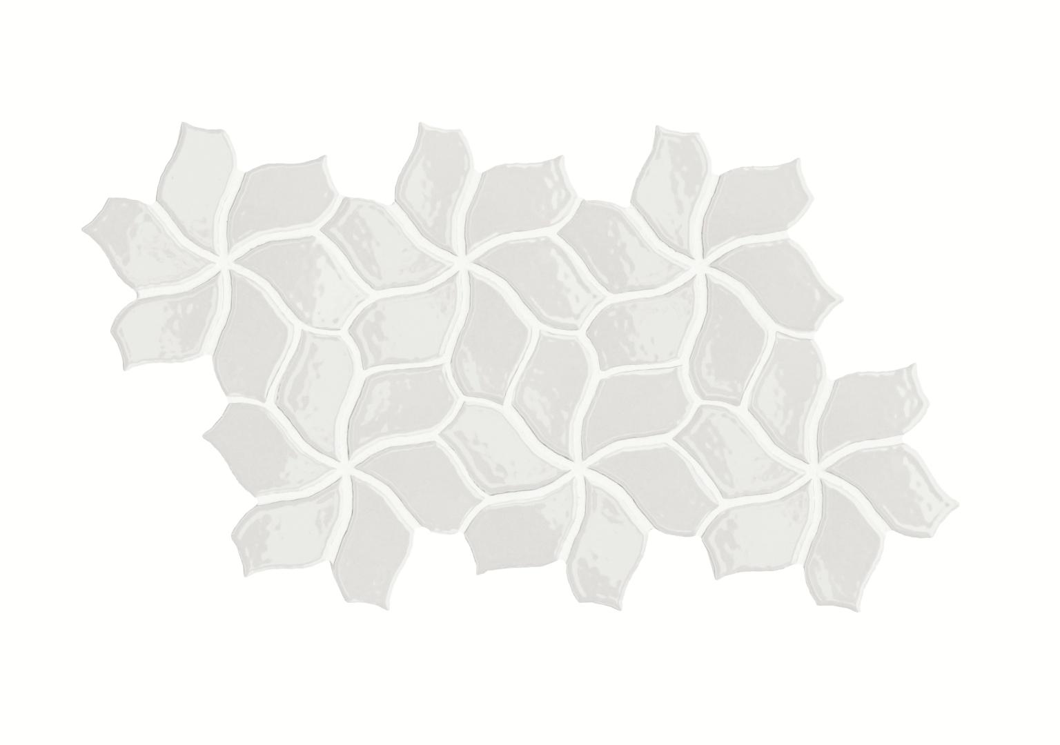 Mutina Botanica Flower White Glossy 23.5x41.1  