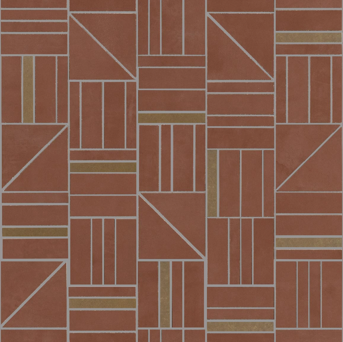 Resina Terracotta Mosaico Forme 40X43 