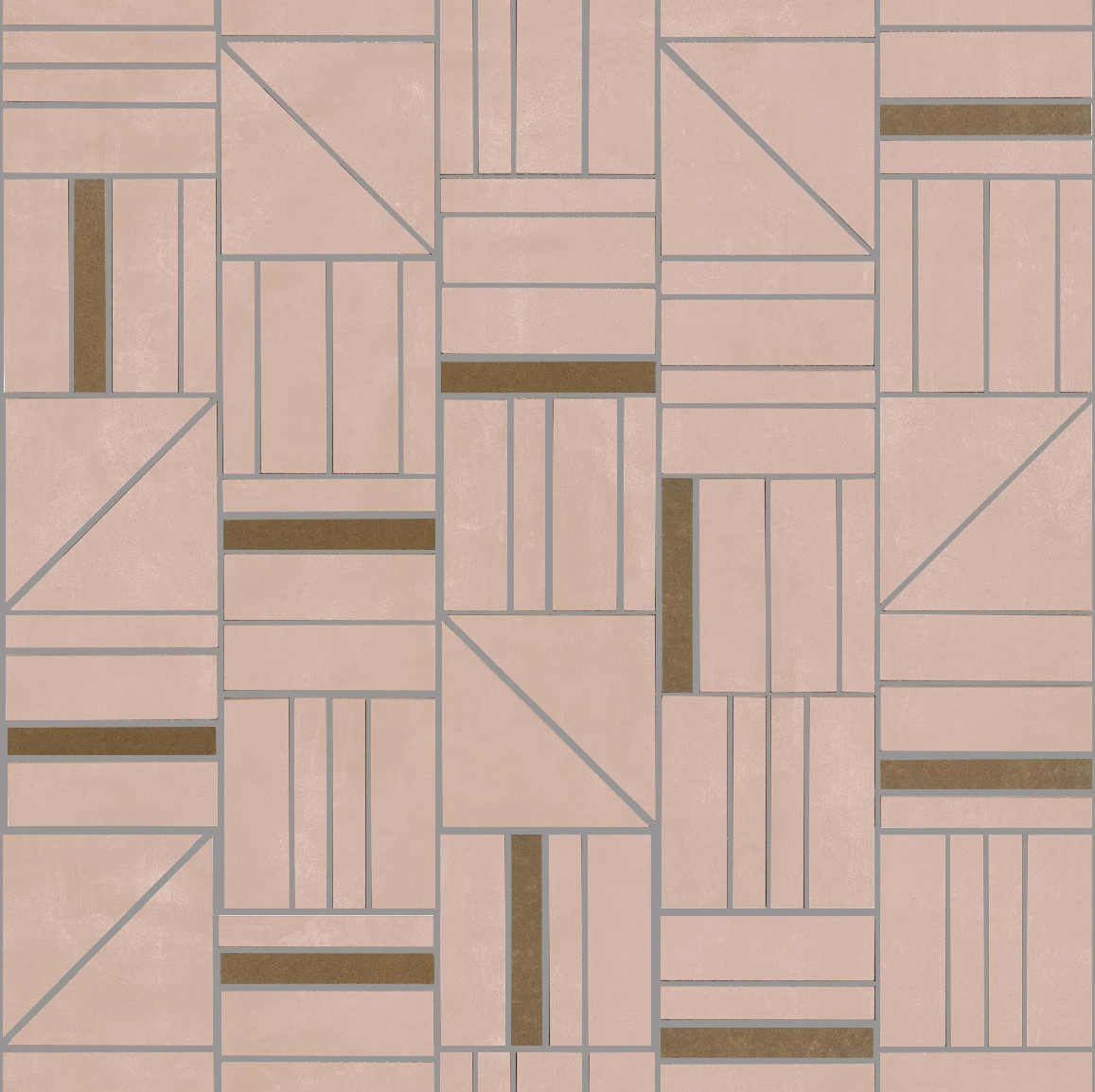 Resina Rosa Mosaico Forme 40X43 