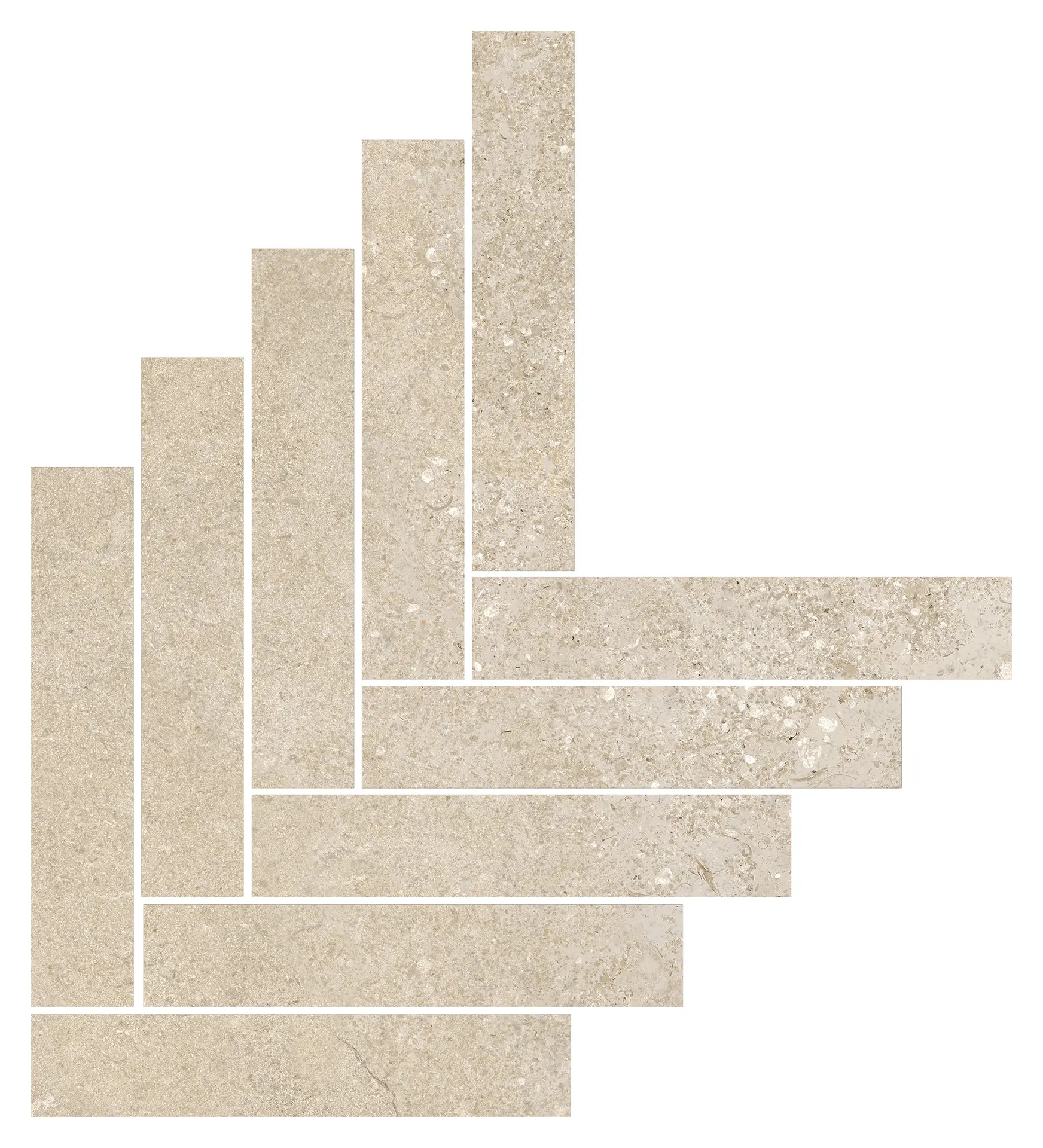 Ragno Kalkstone Sand Mosaico Freccia 44,9x61,6cm