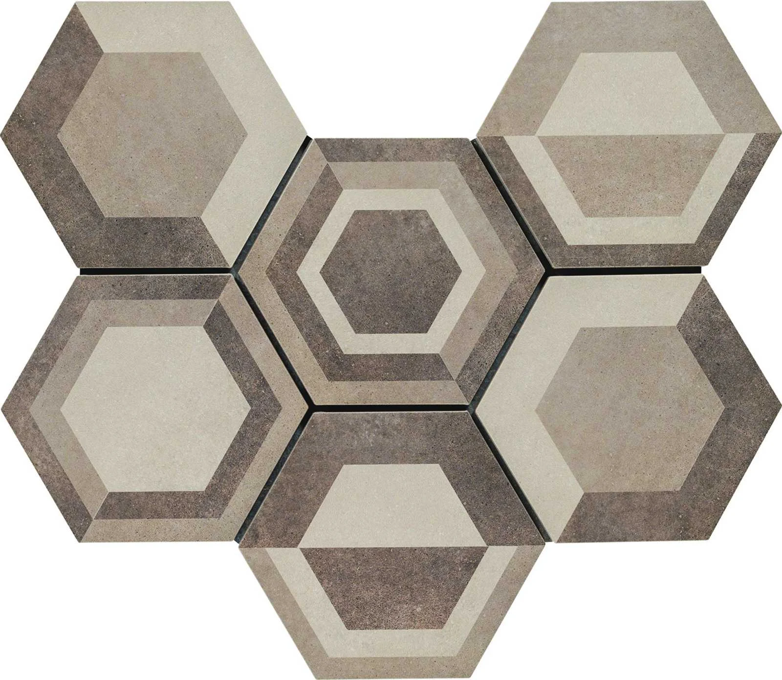 Ragno Rewind Decoro Geometrico Caldi 21x18,2cm