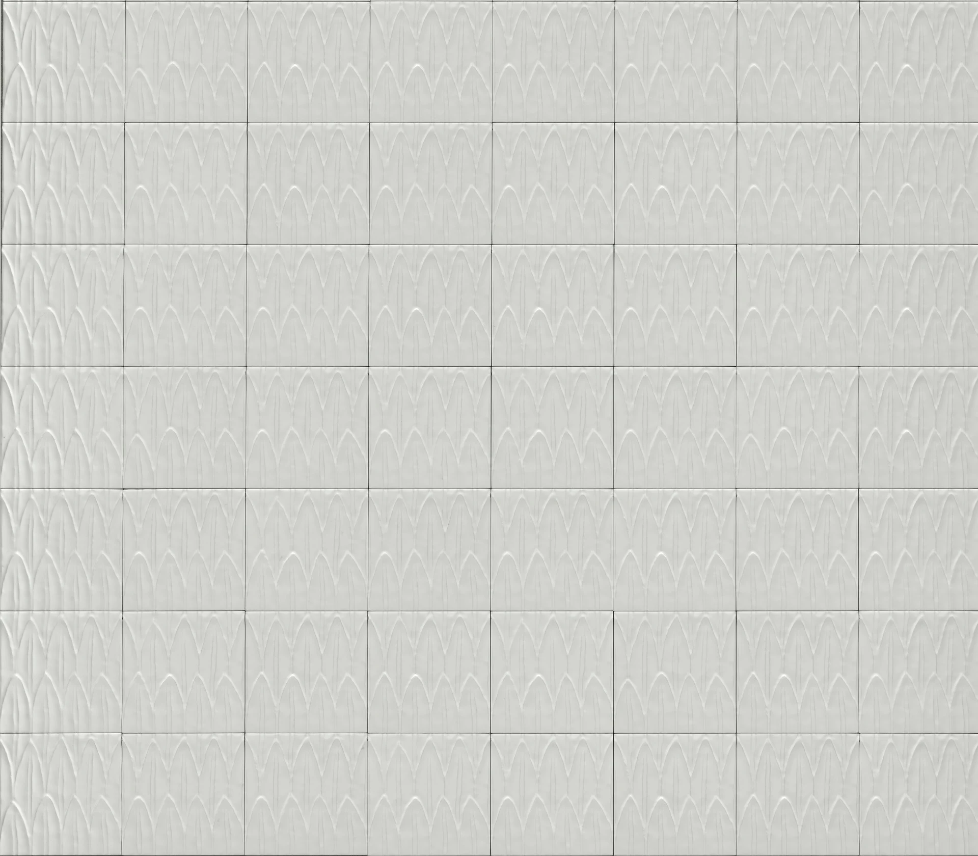 Sol Bianco Glossy Struttura Foglia 3D 15X15 