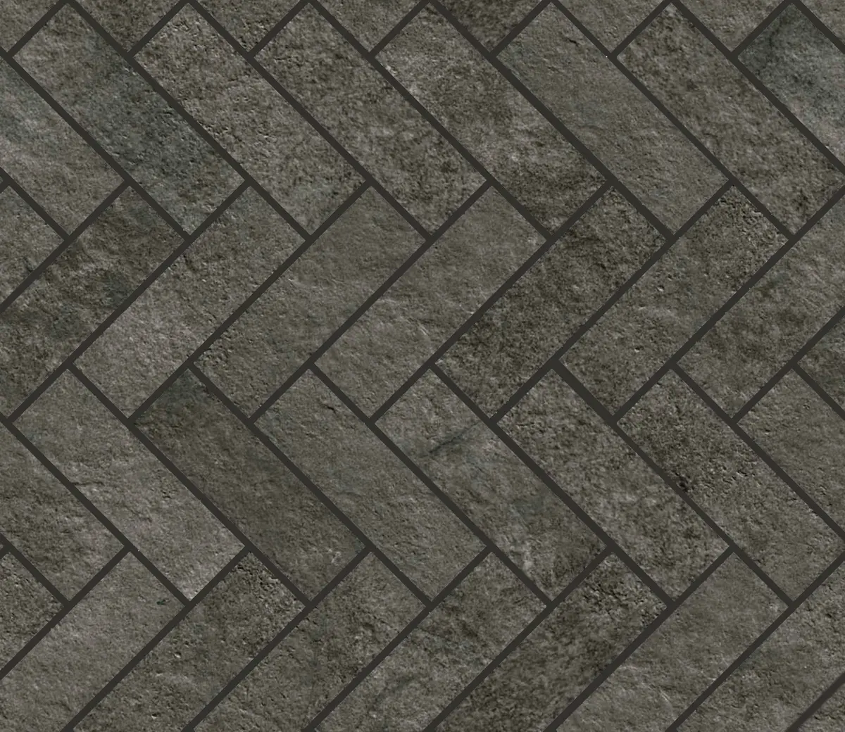 Stoneway_Ardesia Antracite Mosaico Freccia 30X36 
