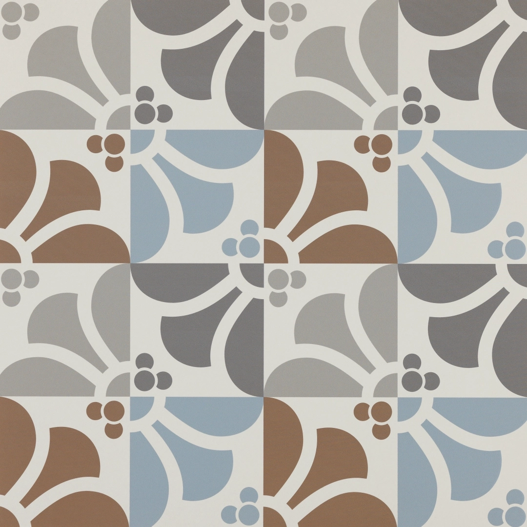 Ceramiche Refin FRAME  Emilia Flower Modulo Naturale 60x60cm 9mm Rekt. 