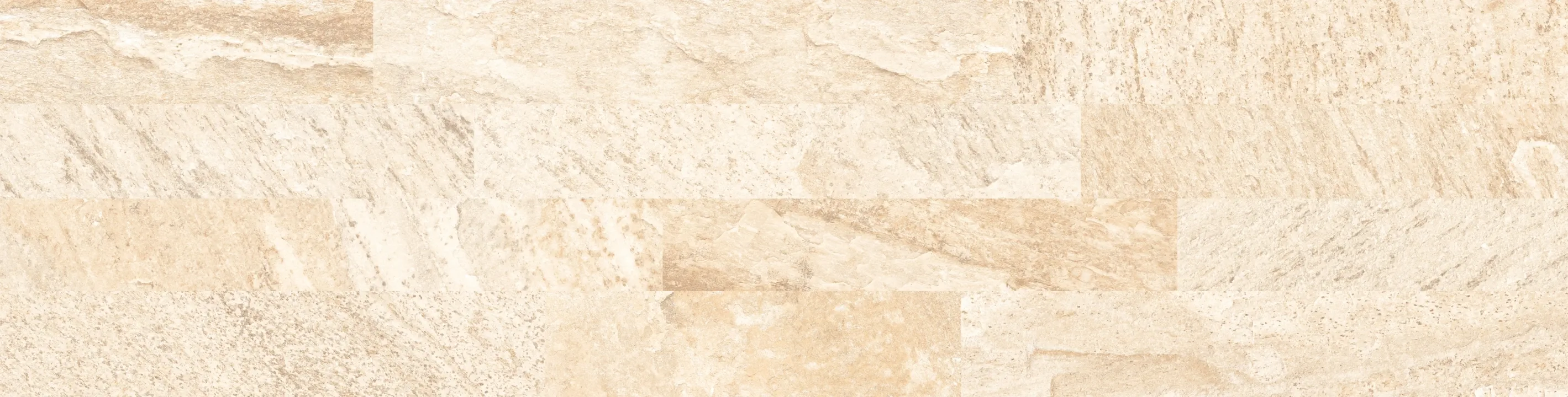 Rondine Quarzite 3D Beige Naturale 15x61 