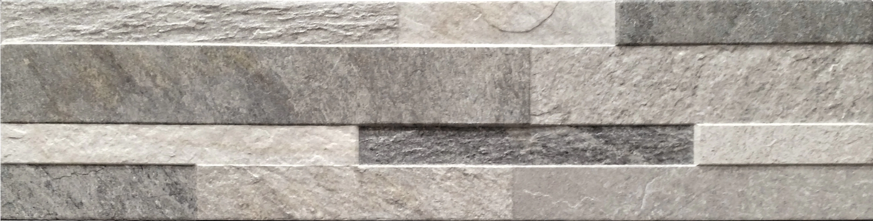 Rondine Quarzi 3D Grey Naturale 15x61