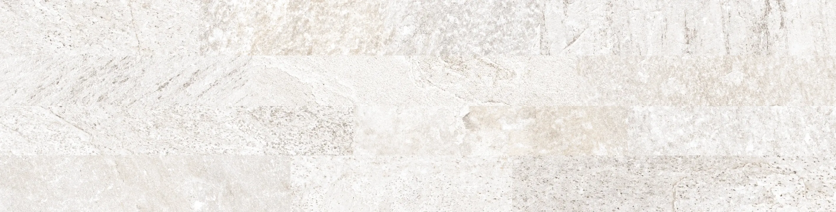 Rondine Quarzite 3D Bianco Naturale 15x61 