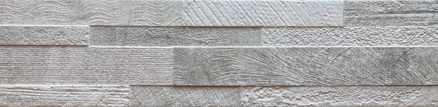 Rondine Volcano 3D White Naturale 15x61 Rekt.