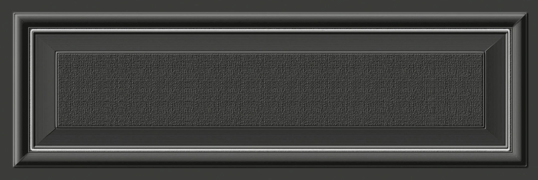 Settecento Park Avenue & Place Vendome & Re Park Avenue Platinum Su Black Matt 24x72  Rekt.