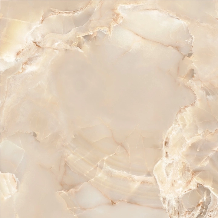 Tagina Onice Reale Ambra Lucidato 80x80 Rekt.