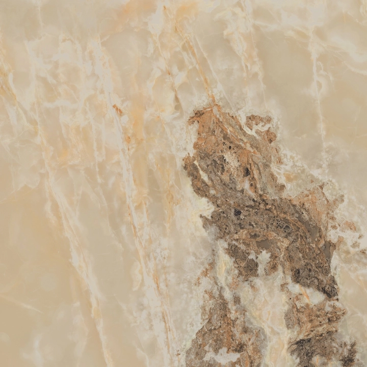 Florim Onyx&More Golden Blend satynowa 60x60 - płytka imitująca marmur