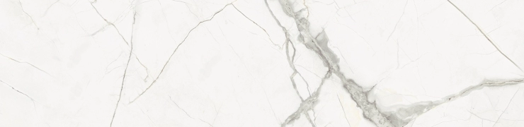 Fioranese Marmorea Intensa Bianco Luce 7.3x30 -płytka nierektyfikowana - płytka imitująca marmur