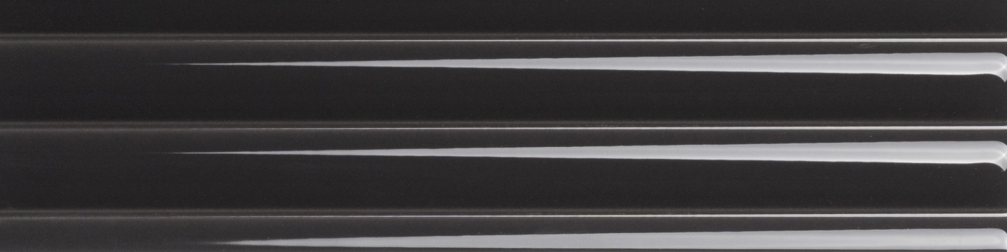 Quintessenza Marea Nero błyszcząca 7.5x30 - płytka imitująca kamień
