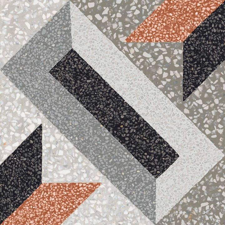 Marazzi D_Segni Scaglie Scaglie 20x20 - płytka imitująca lastryko