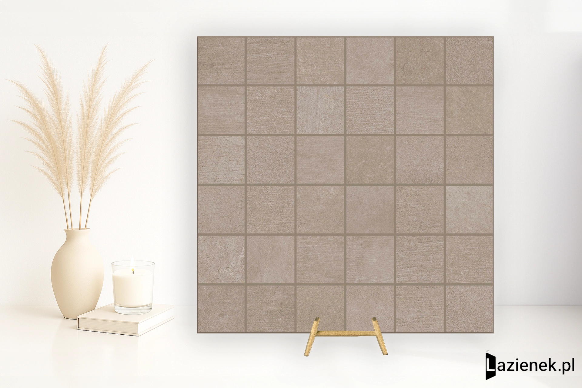 Marazzi Plaster Taupe 30x30 - płytka imitująca beton