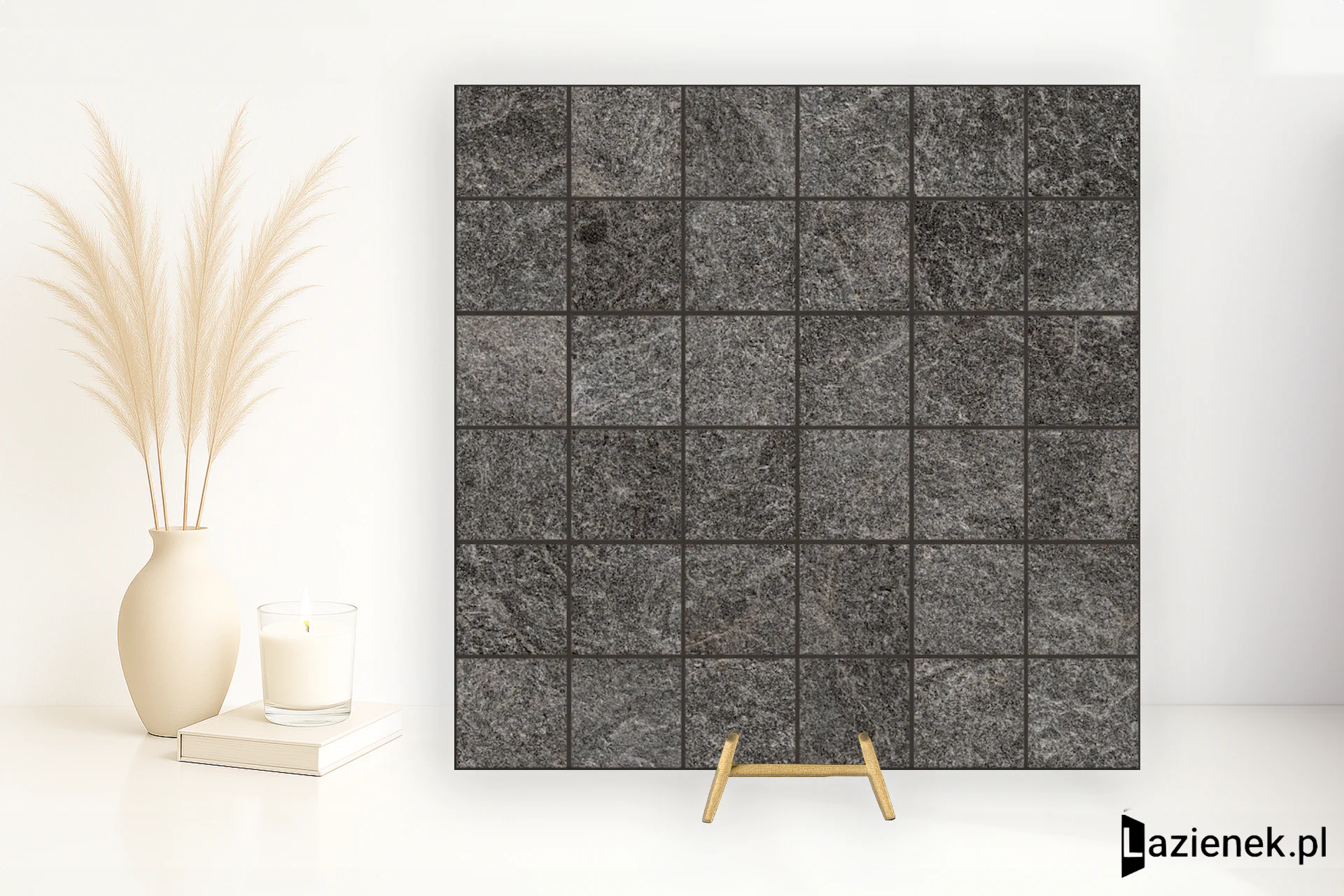 Marazzi Rocking Anthracite struktura 30x30 - płytka imitująca kamień