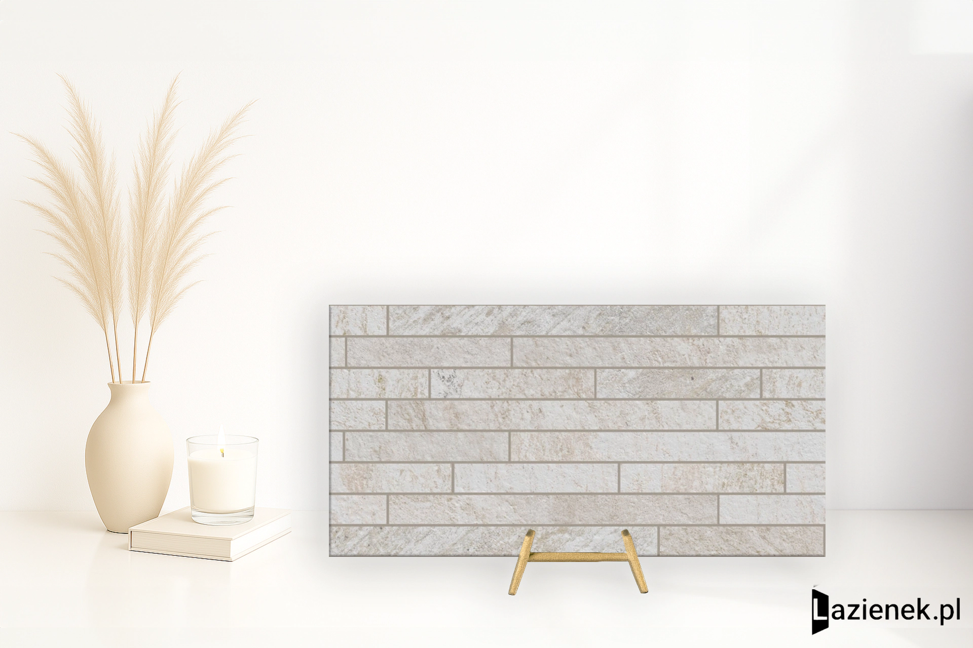 Marazzi Rocking White struktura 22.5x55 - płytka imitująca kamień