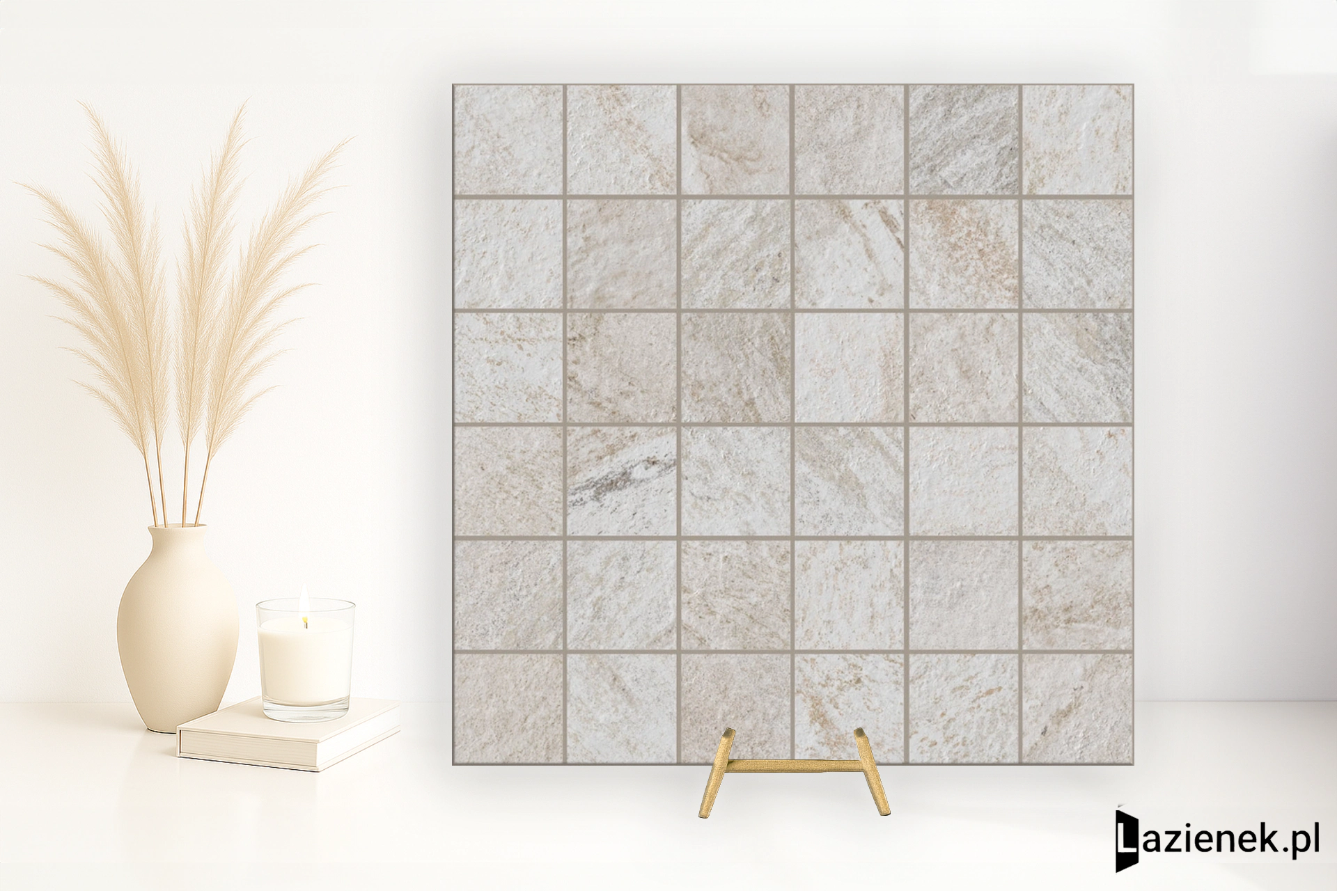Marazzi Rocking White struktura 30x30 - płytka imitująca kamień