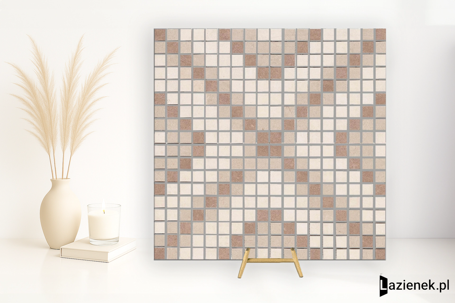 Marazzi Stone_Art Ivory/Taupe 40x40 - płytka imitująca kamień