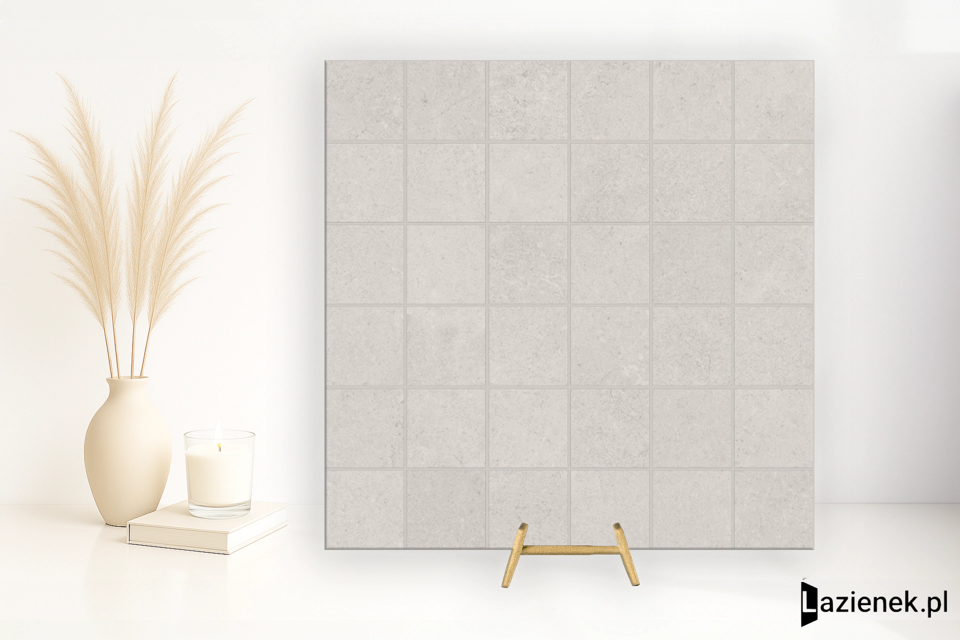 Marazzi Stream White 30x30 - płytka imitująca kamień