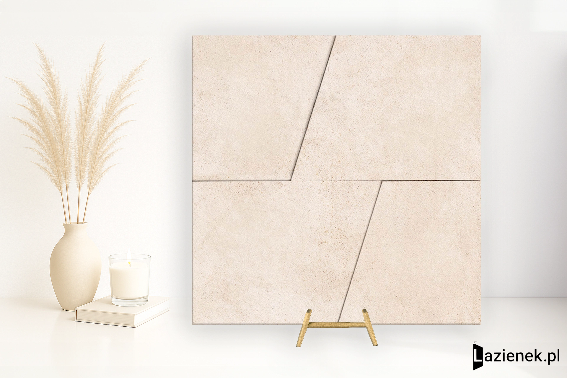 Marazzi Terratech Avorio 28.5x28.5 - płytka imitująca beton