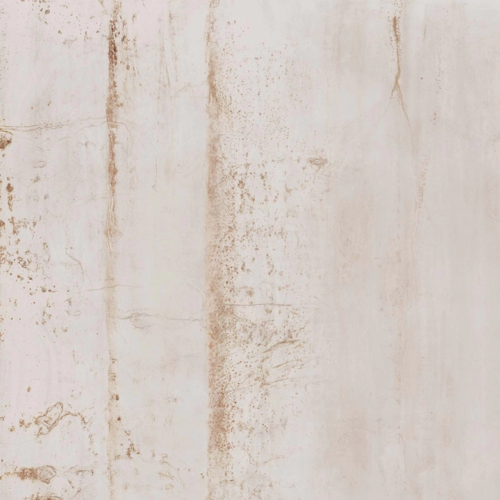 Flaviker Rebel White 80x80 - płytka imitująca metal