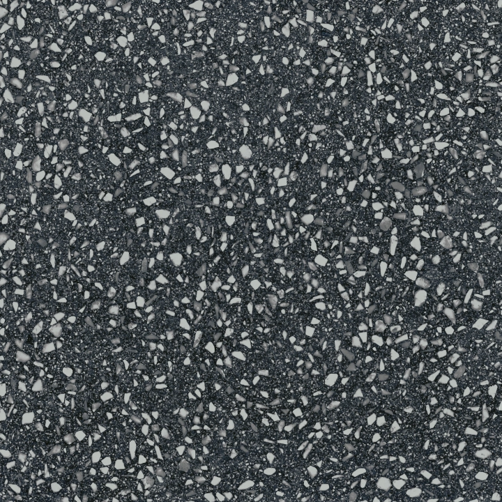 Refin Flake Black Medium satyna 60x60 - płytka imitująca lastryko