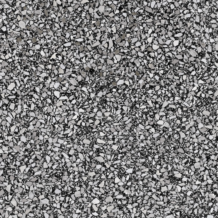 Casalgrande Padana Terrazzo Black satyna 60x60 - płytka imitująca lastryko