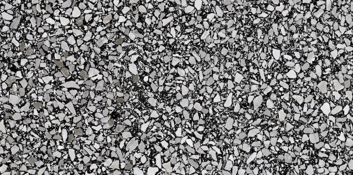 Casalgrande Padana Terrazzo Black błyszcząca 30x60 - płytka imitująca lastryko