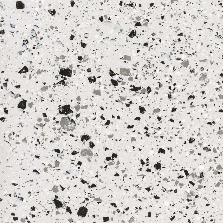 Casalgrande Padana Terrazzotech Argento błyszcząca 60x60 - płytka imitująca lastryko