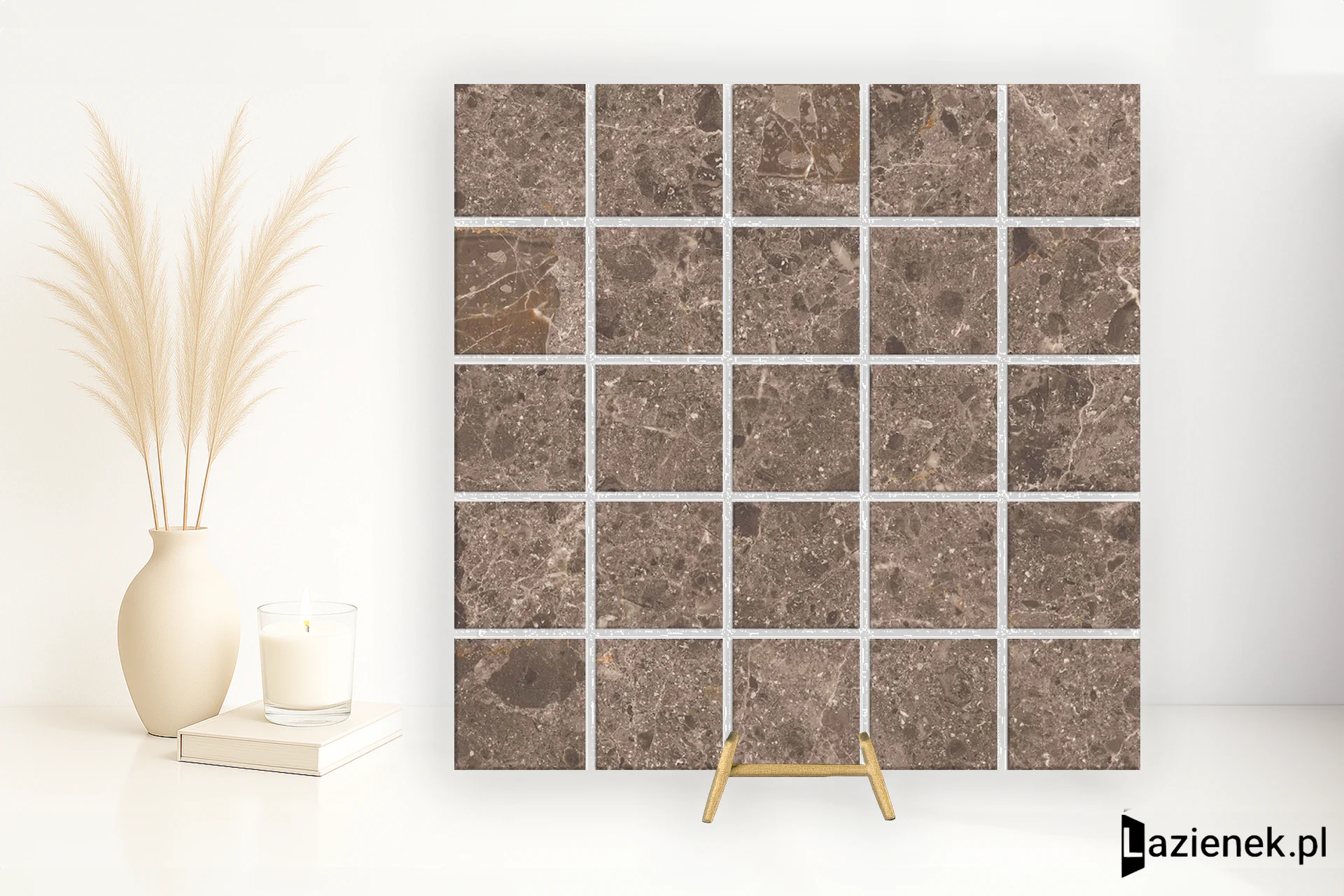 Grespania Artic Moka 30x30 - płytka nierektyfikowana - płytka imitująca marmur