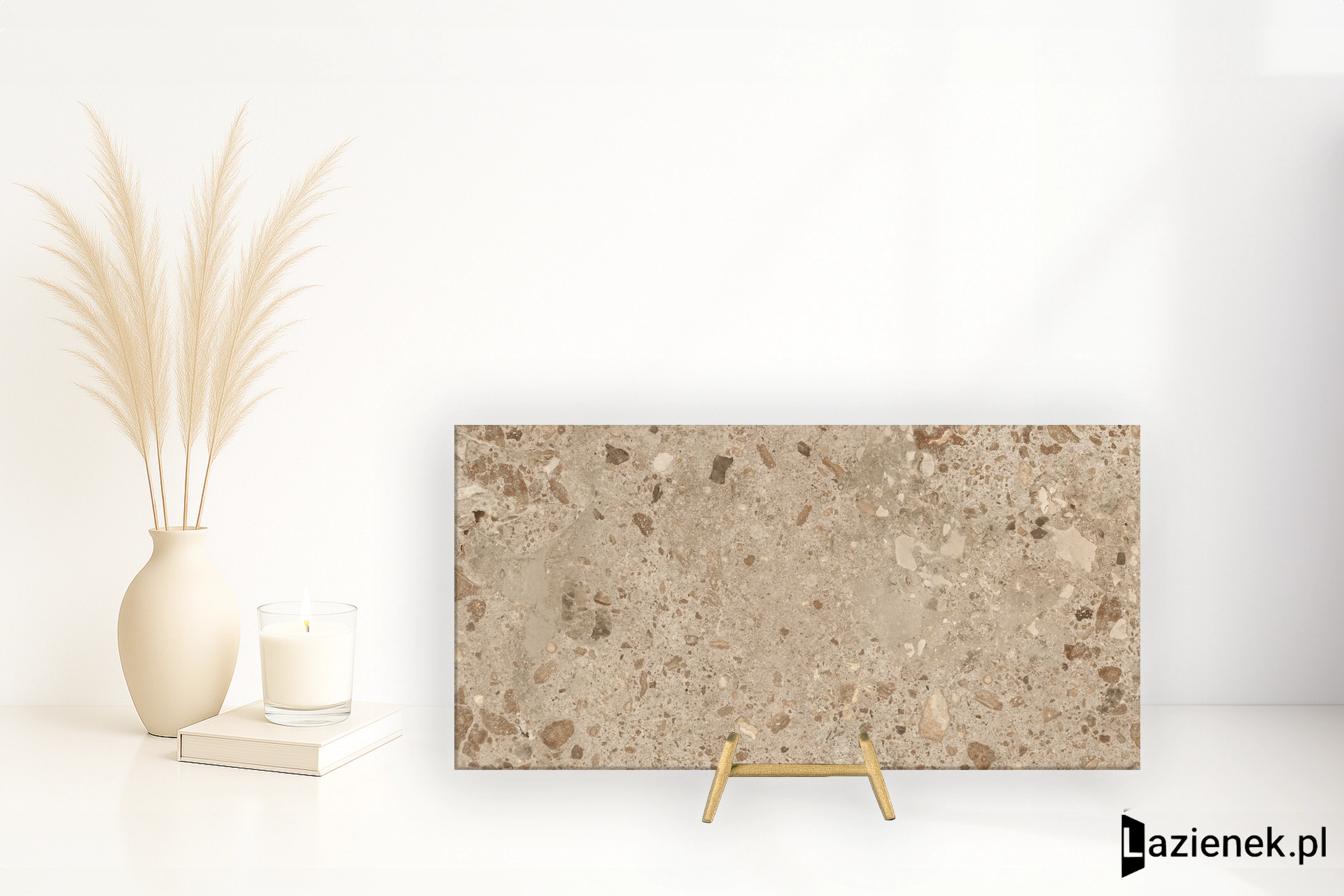 Grespania Bierzo Moka pólpoler 60x120 - płytka imitująca kamień