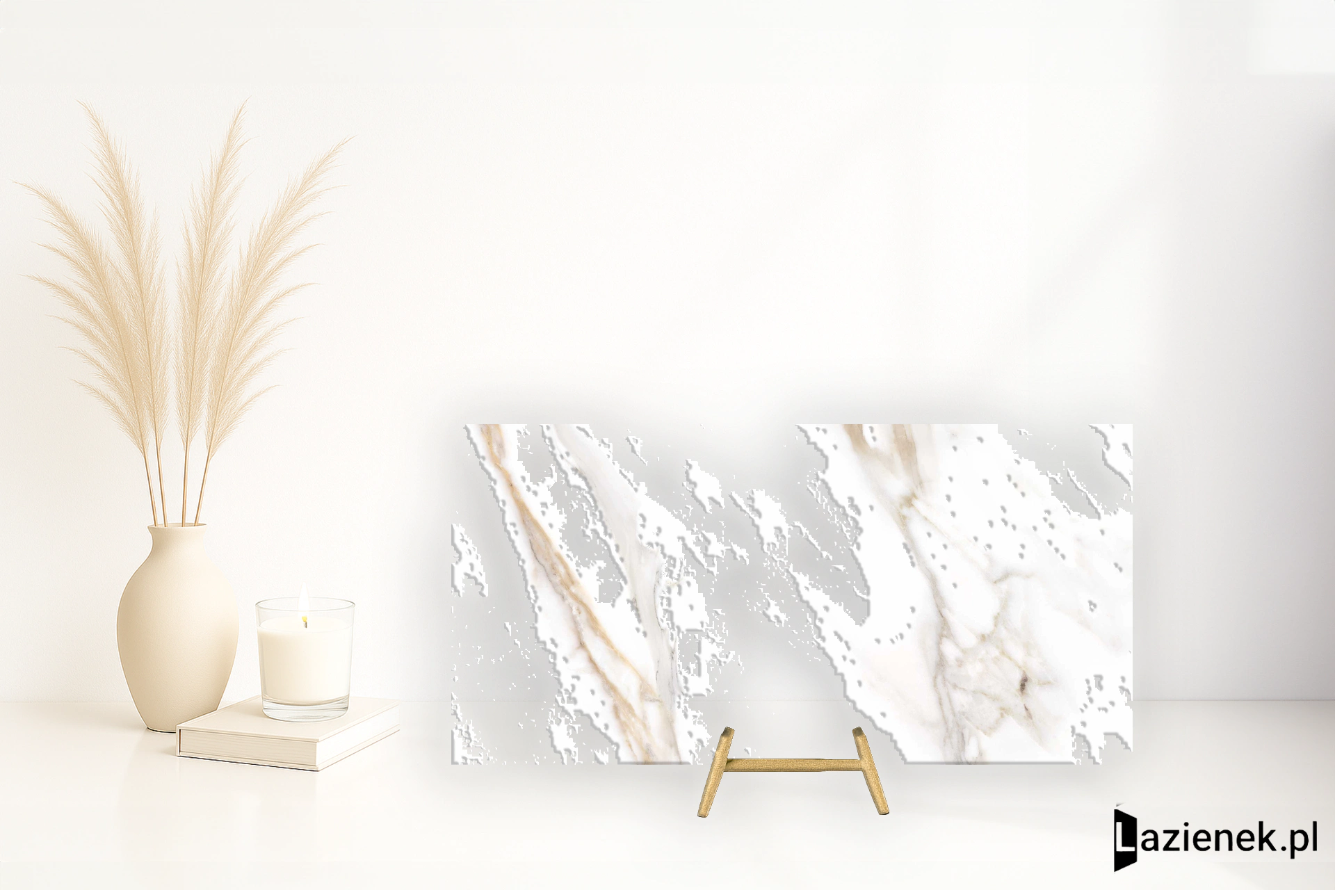 Grespania Calacata Gold Calacata Gold błyszcząca 60x120 - płytka nierektyfikowana - płytka imitująca marmur