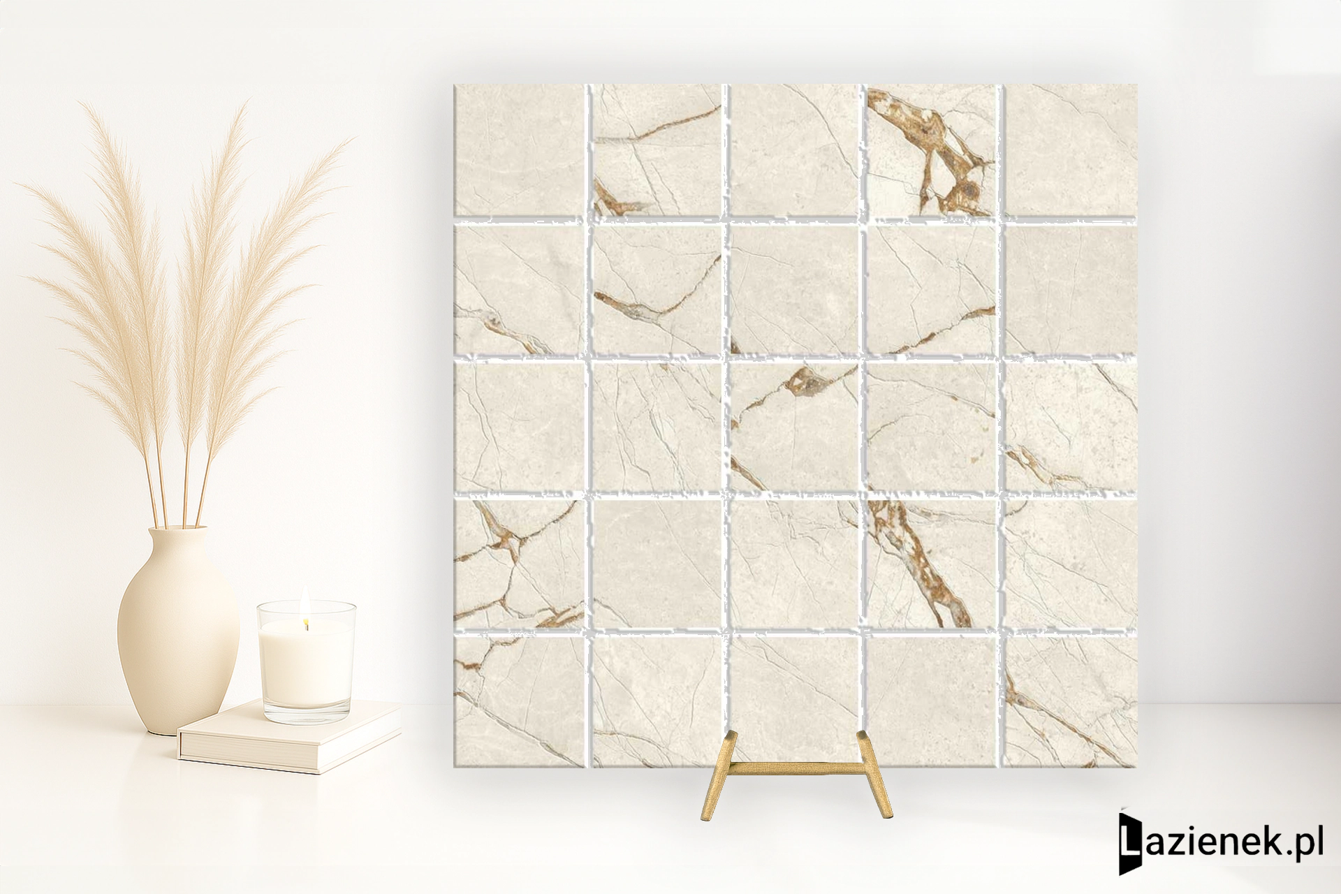 Grespania Canela Roma Beige 30x30 - płytka nierektyfikowana - płytka imitująca marmur