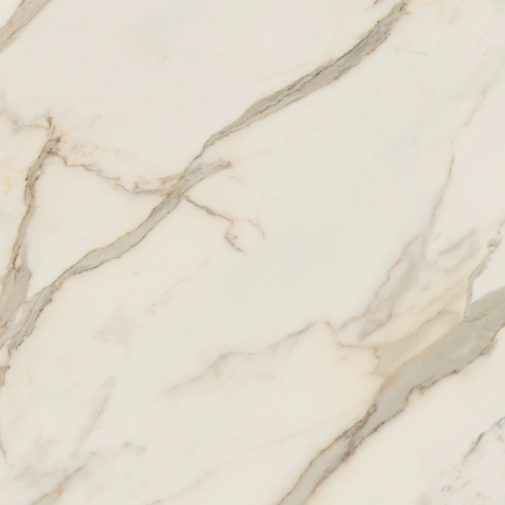 Caesar Anima Futura Golden White strukturalna 3D 120x120 - płytka imitująca marmur