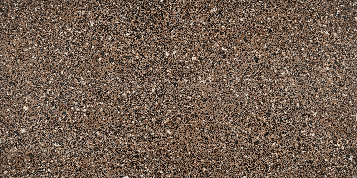 Coem Porfirica Aglo Brown wysoki 75x149.7 - płytka imitująca lastryko