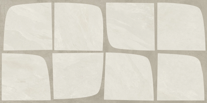 Delconca Nesting White podwyższona odporność 60x120 - płytka imitująca kamień