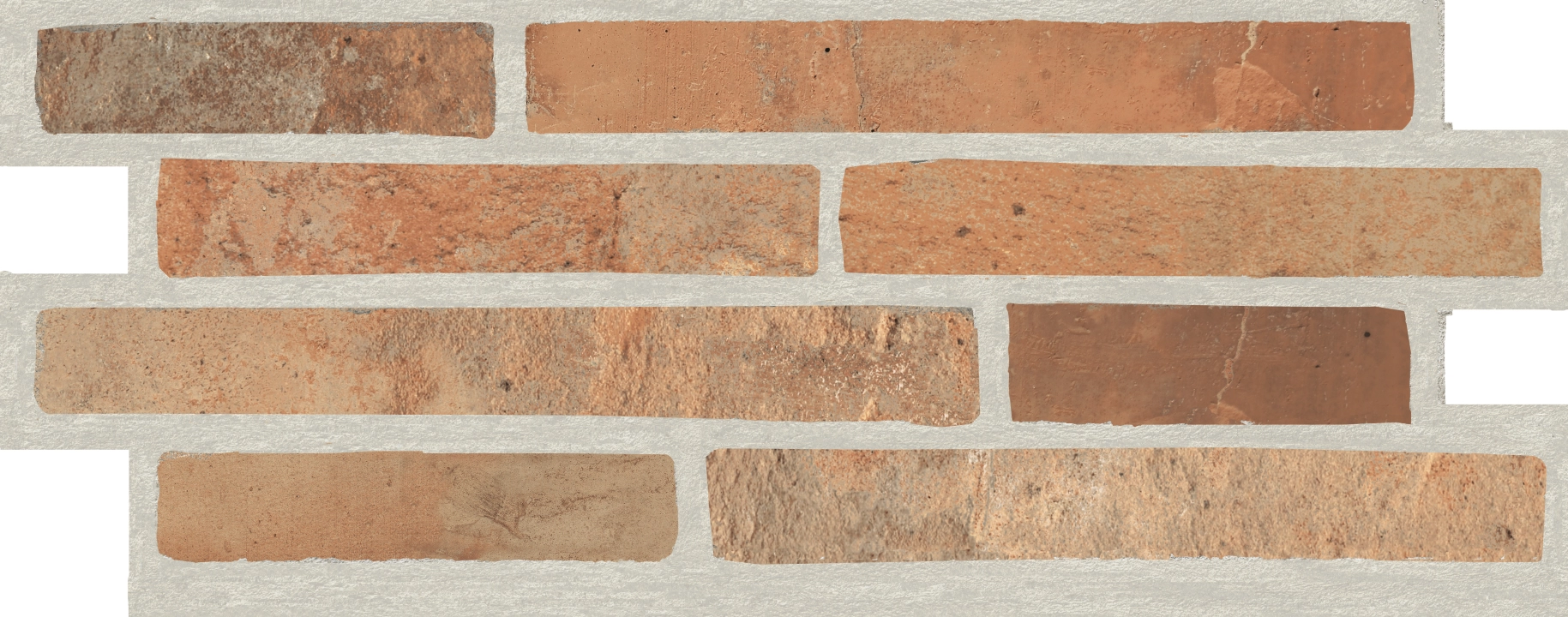 Novabell Brickup New York Red Classic naturalna 16x40 - płytka nierektyfikowana - płytka imitująca cegłę