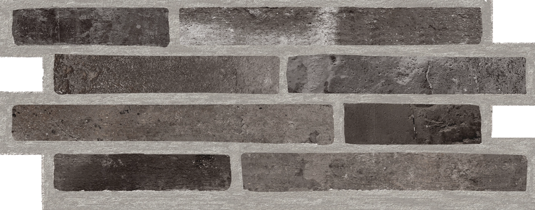 Novabell Brickup New York Smoke naturalna 16x40 - płytka nierektyfikowana - płytka imitująca cegłę