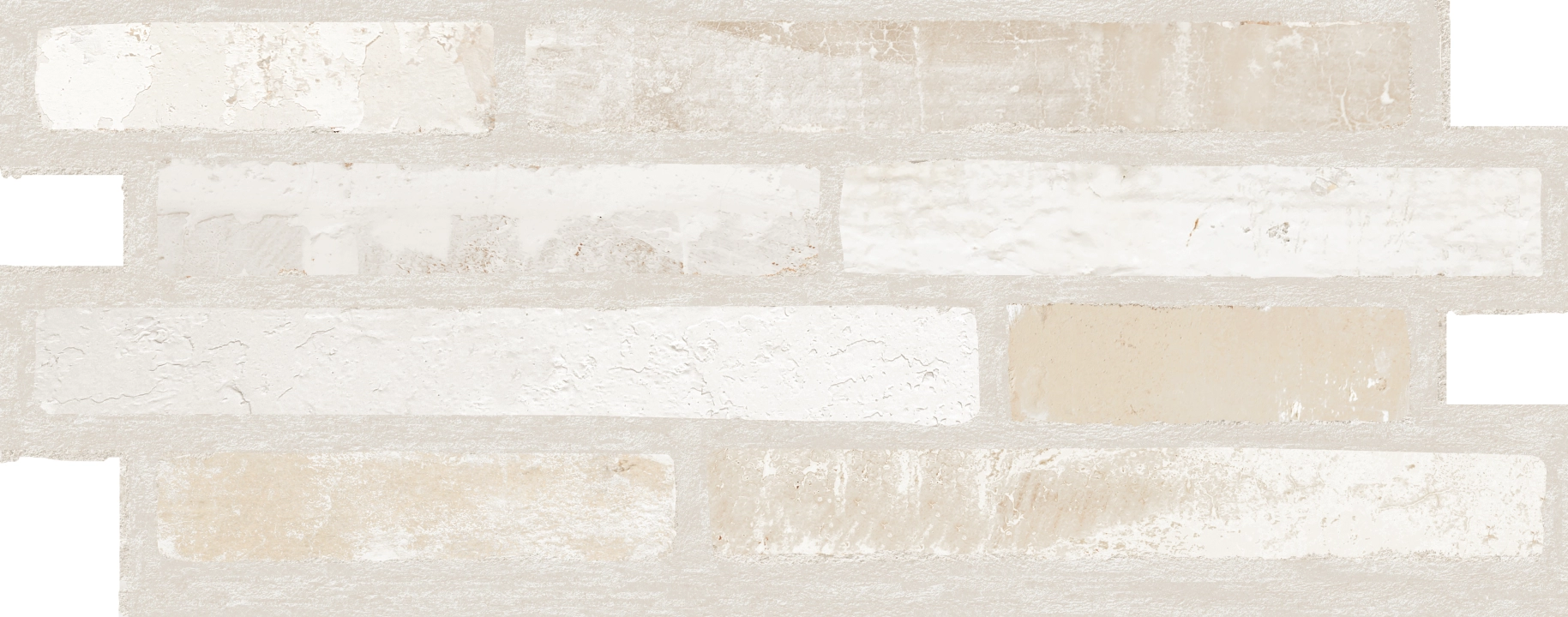 Novabell Brickup New York White naturalna 16x40 - płytka nierektyfikowana - płytka imitująca cegłę