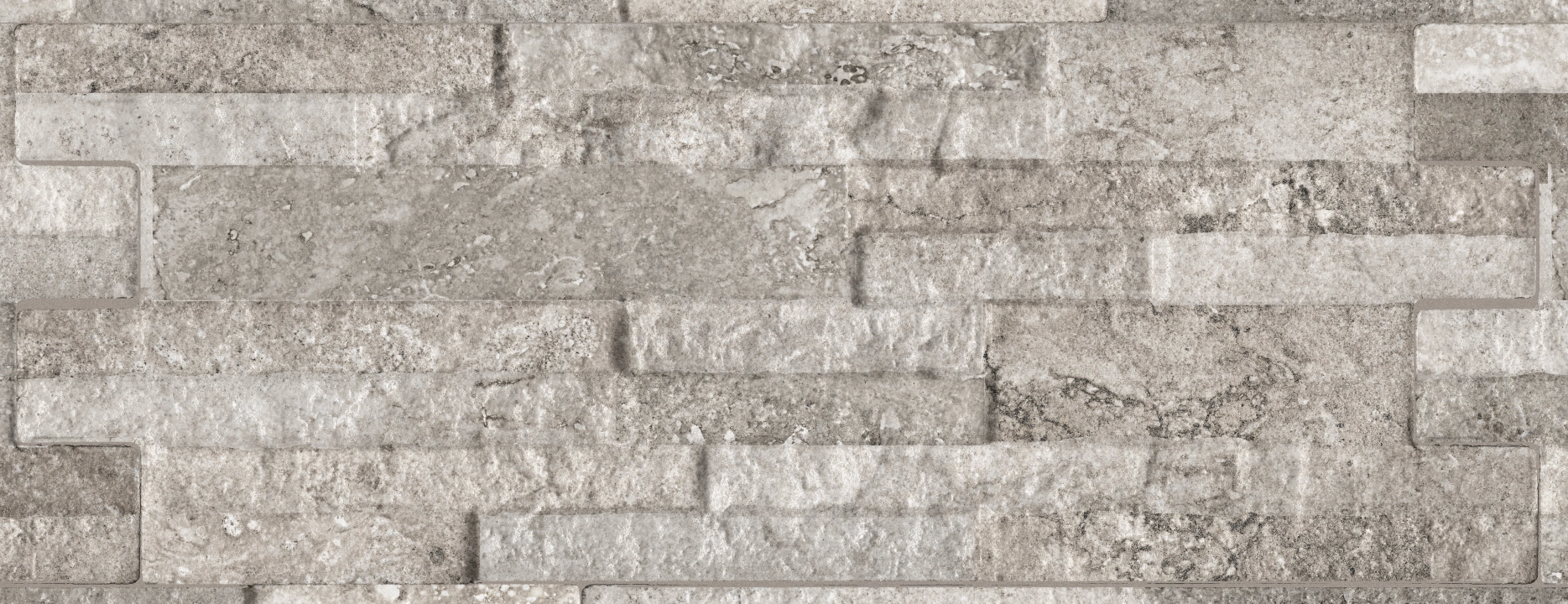 Novabell Brickup Ocean Travertino Storm naturalna 16x40 - płytka nierektyfikowana - płytka imitująca cegłę