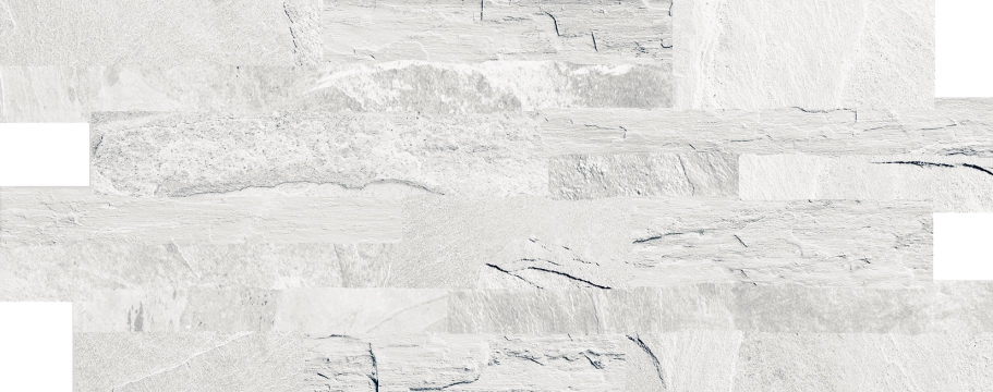 Novabell Brickup Ocean White Mix naturalna 16x40 - płytka nierektyfikowana - płytka imitująca cegłę