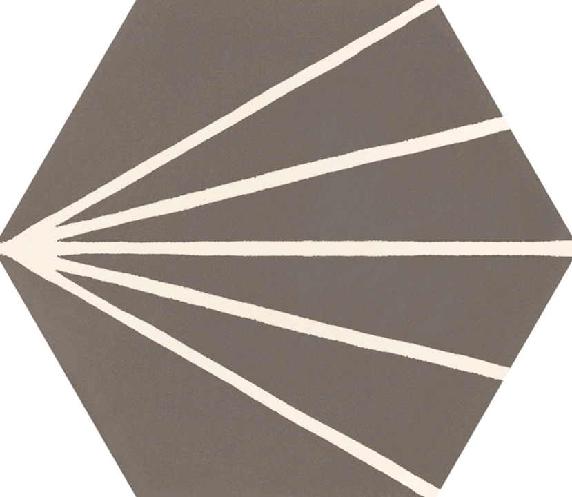Ragno Stratford Dark Grey 18.2x21 - płytka nierektyfikowana - płytka imitująca kamień