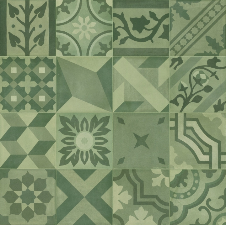 Marazzi D_Segni Blend Verde 20x20 - płytka dekoracyjna